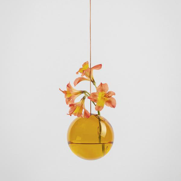 Studio About hanging bubble vase M - amber