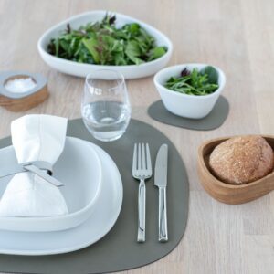 Lind DNA groene placemat curve Army green