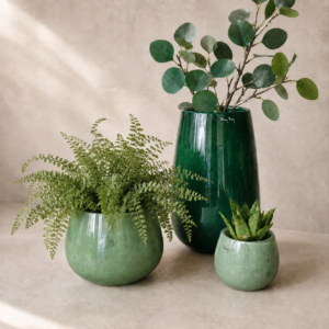 Henry Dean vase design vert Stromboli - Mirto